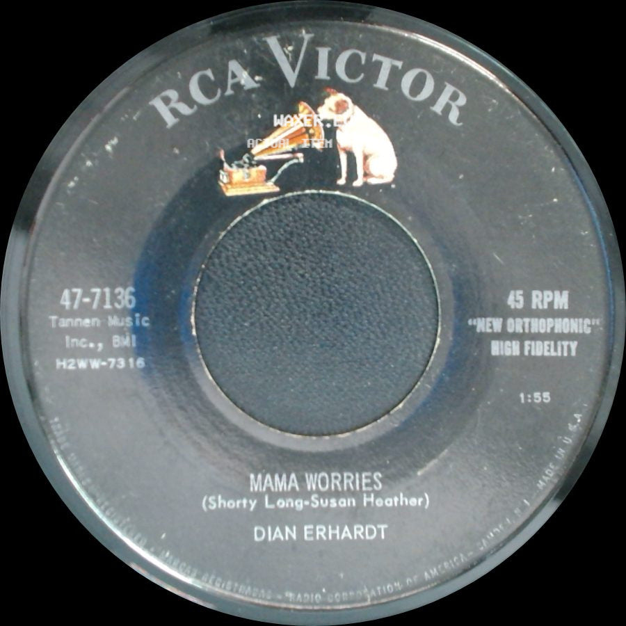 Dian Erhardt - I'll Wait / Mama Worries side B