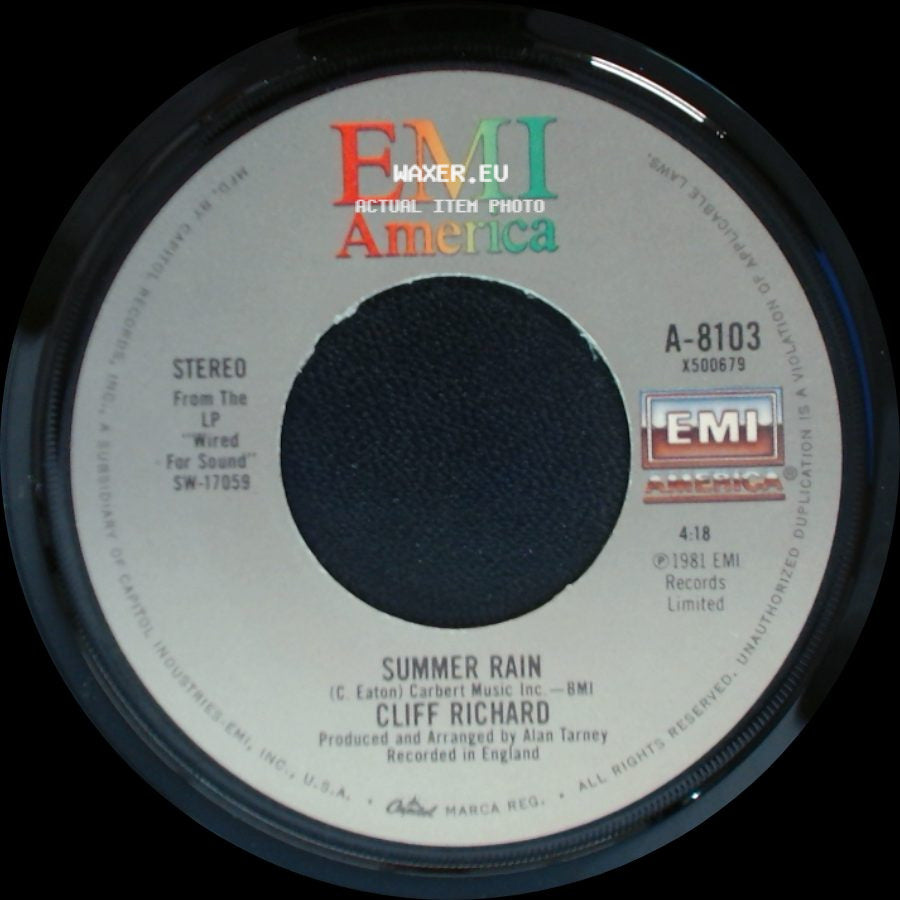 Cliff Richard - Summer Rain / Daddy's Home side A