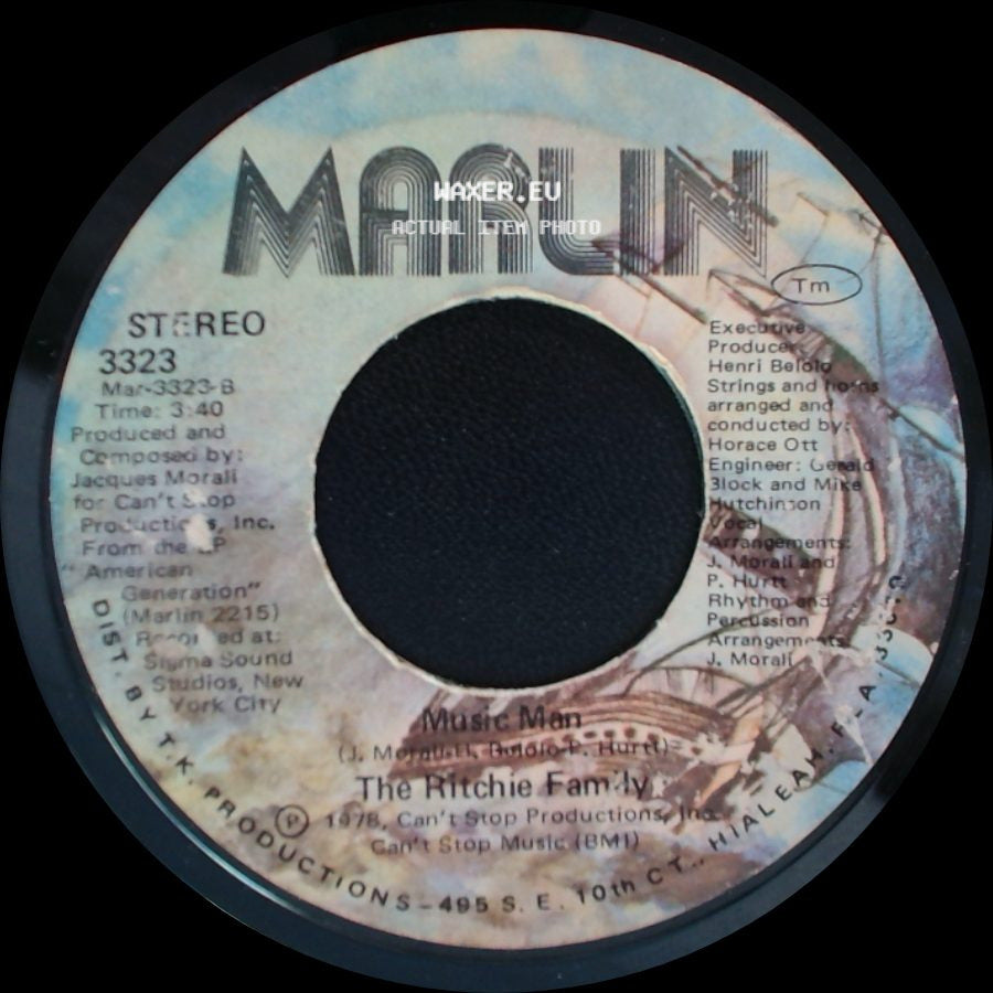 The Archie Band / The Ritchie Family - American Generation / Music Man side B