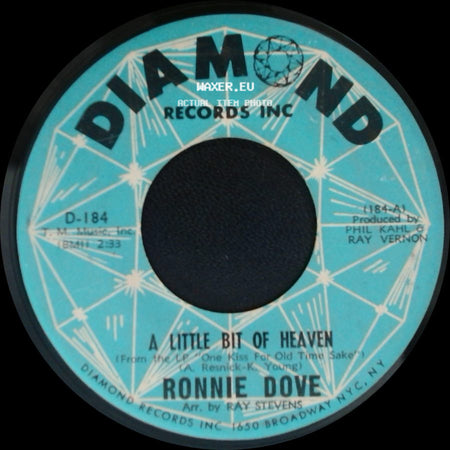 Ronnie Dove - A Little Bit Of Heaven / If I Live To Be A Hundred side A