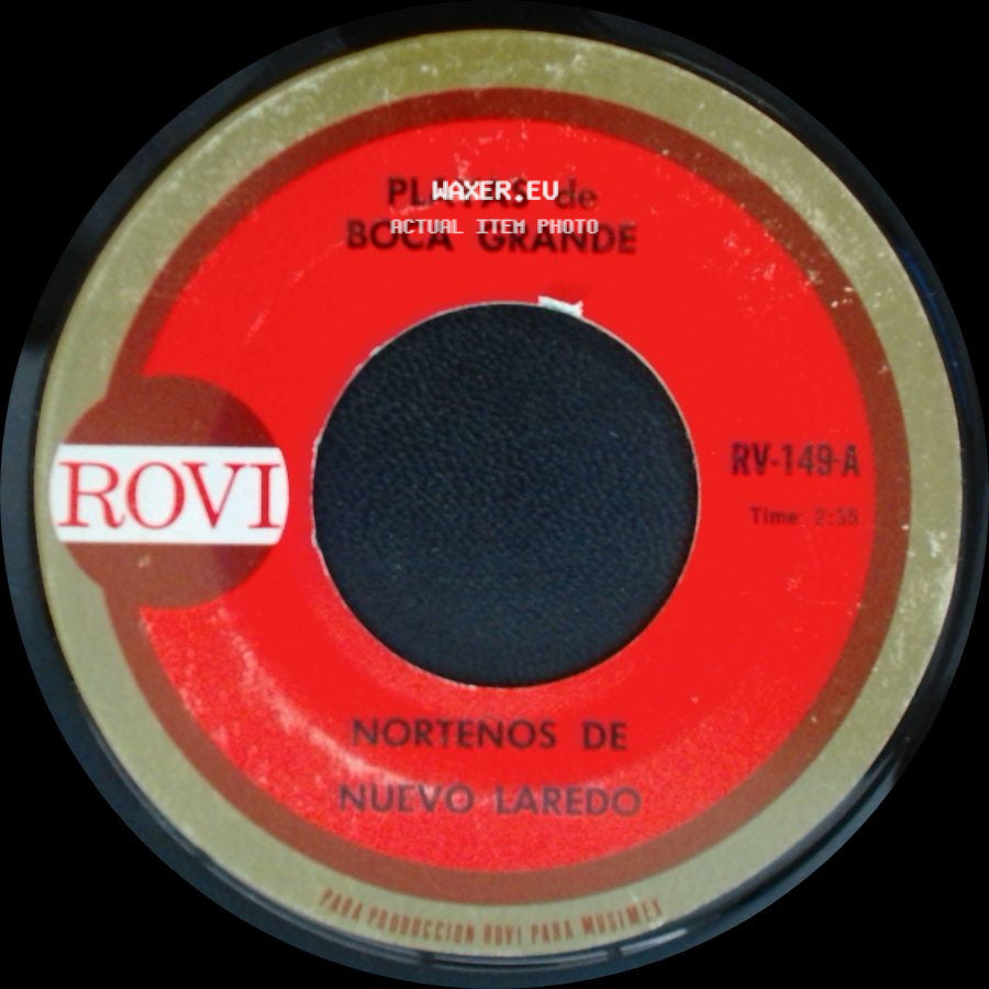 Nortenos De Nuevo Laredo - El Maestro / Playas De Boca Grande side B