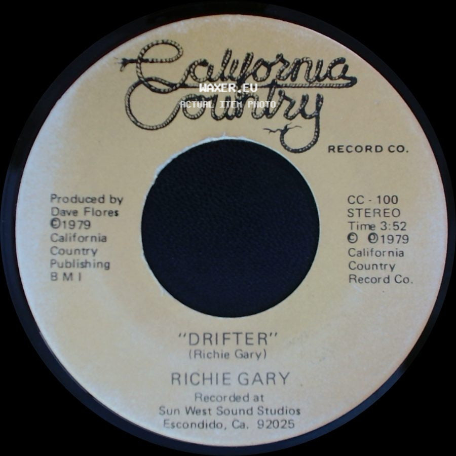 Richie Gary - The Suns Gonna Shine / Drifter side B