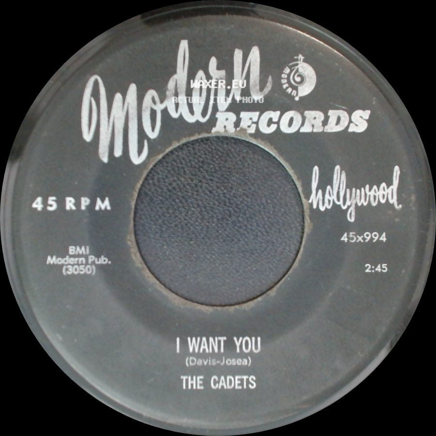 The Cadets - Stranded In The Jungle / I Want You side B