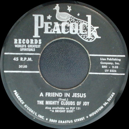 The Mighty Clouds Of Joy - Two Wings / A Friend In Jesus side B