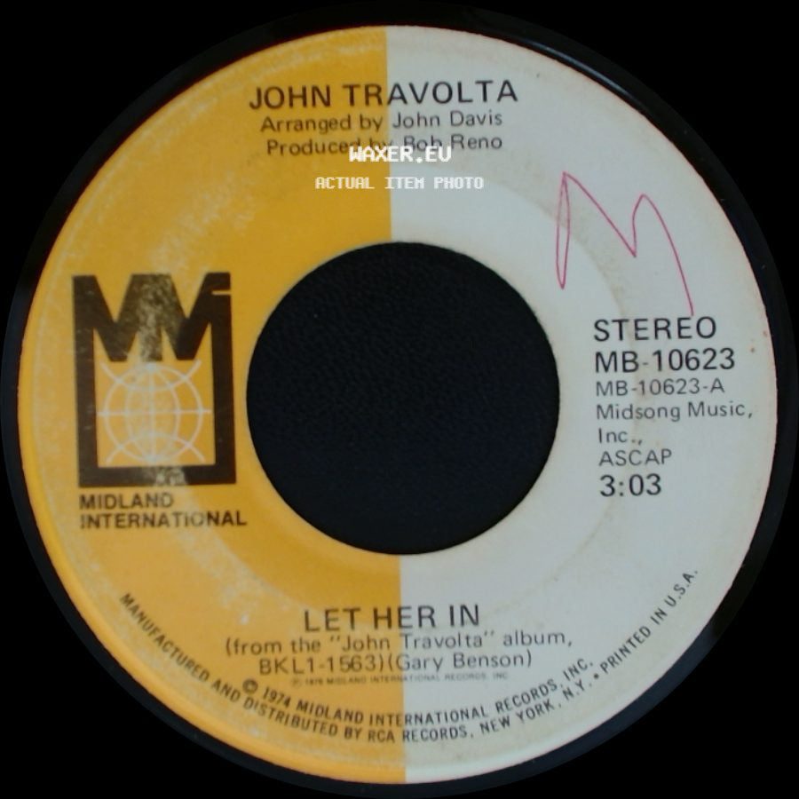 John Travolta - Let Her In / Big Trouble side A