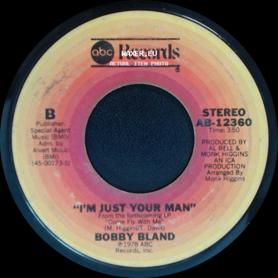 Bobby Bland - I'm Just Your Man / Love To See You Smile side A