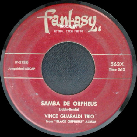 Vince Guaraldi Trio - Cast Your Fate To The Wind / Samba De Orpheus side B