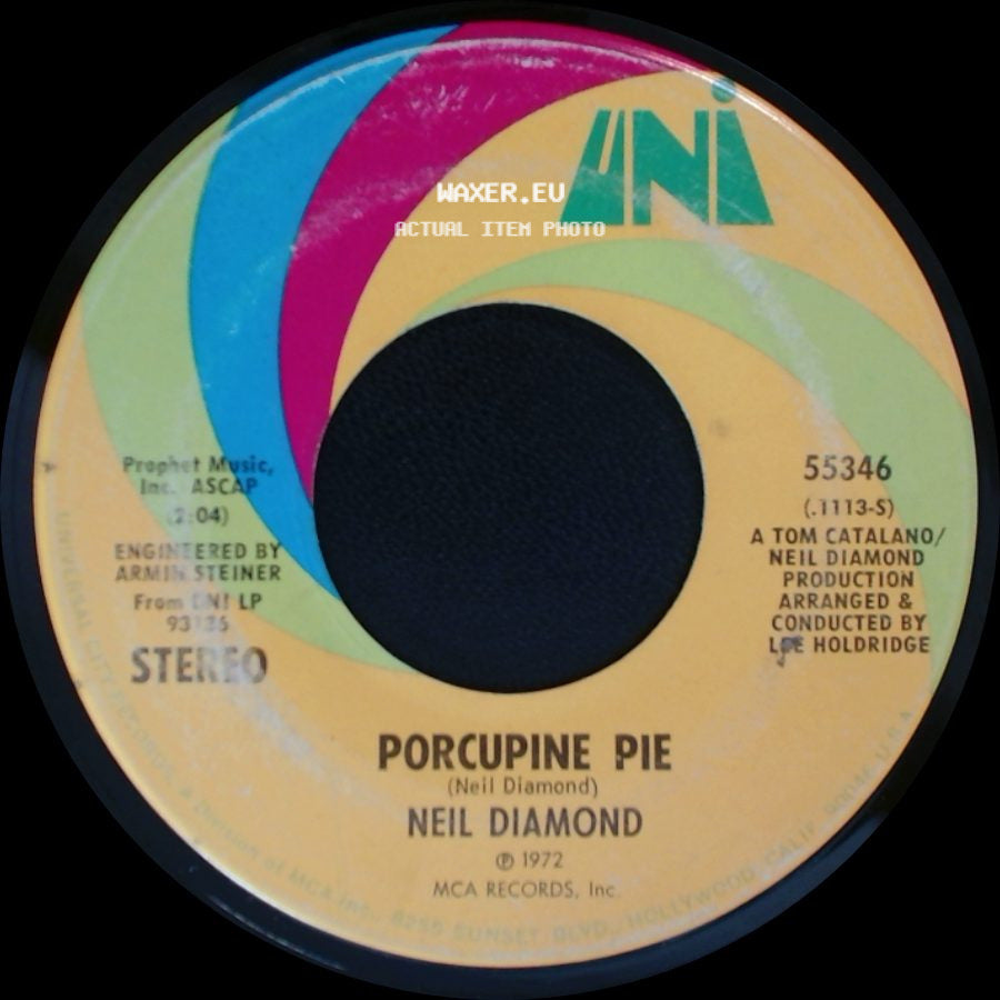 Neil Diamond - Play Me / Porcupine Pie side B