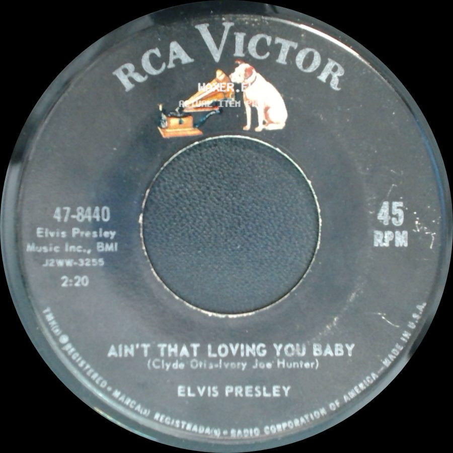 Elvis Presley With The Jordanaires / Elvis Presley - Ask Me / Ain't That Loving You Baby side B