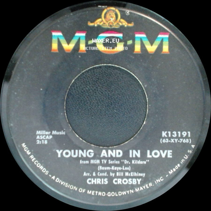 Chris Crosby - Young And In Love / Raindrops In My Heart side A