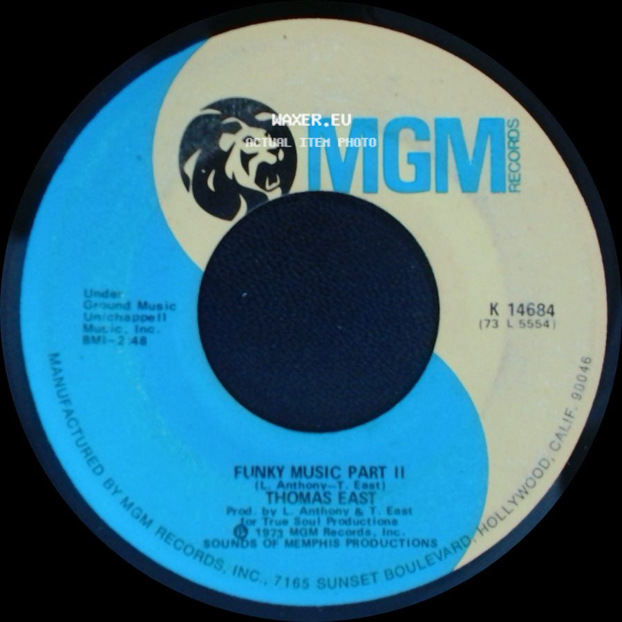 Thomas East - Funky Music Part Ii / Funky Music Part I side A