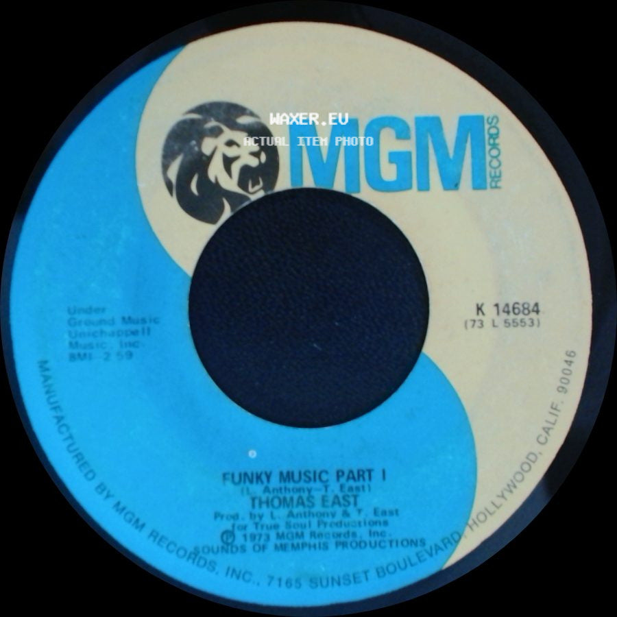 Thomas East - Funky Music Part Ii / Funky Music Part I side B