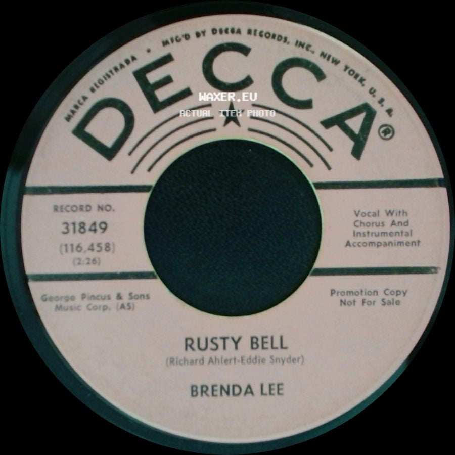 Brenda Lee - Rusty Bell / If You Don't (Not Like You) side A