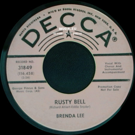 Brenda Lee - Rusty Bell / If You Don't (Not Like You) side A