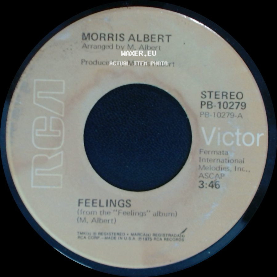 Morris Albert - Feelings / This World Today Is A Mess side A