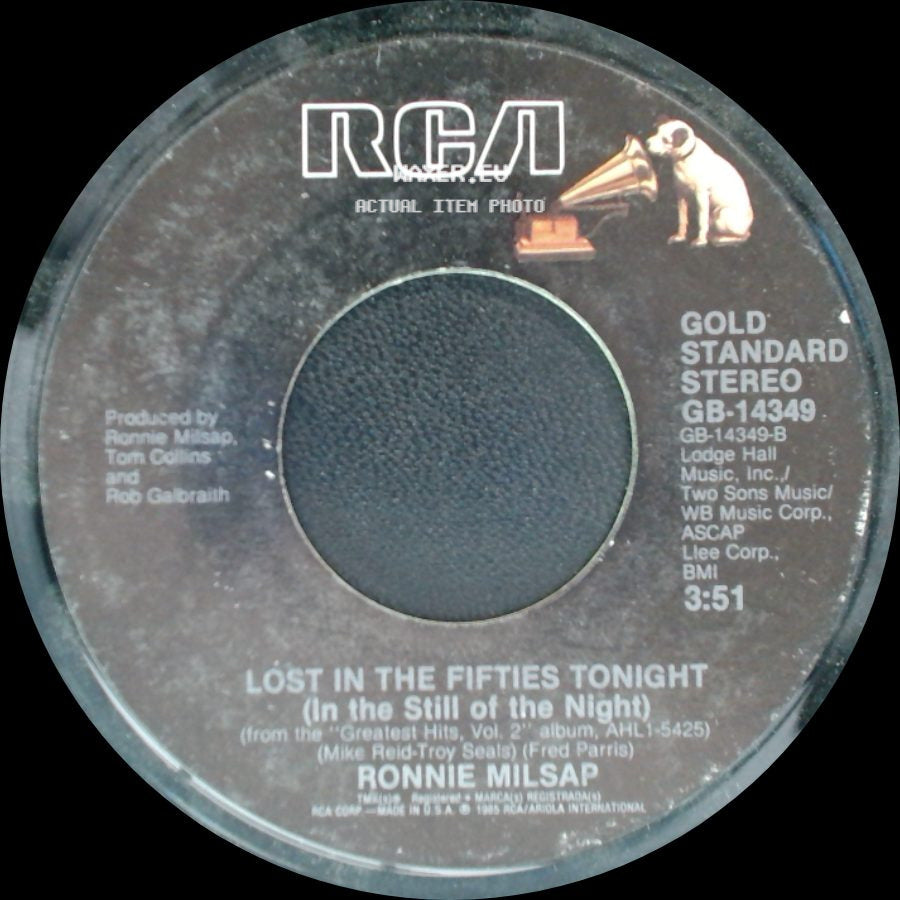 Ronnie Milsap - Lost In The Fifties Tonight (In The Still Of The Night) / She Keeps The Home Fires Burning side A