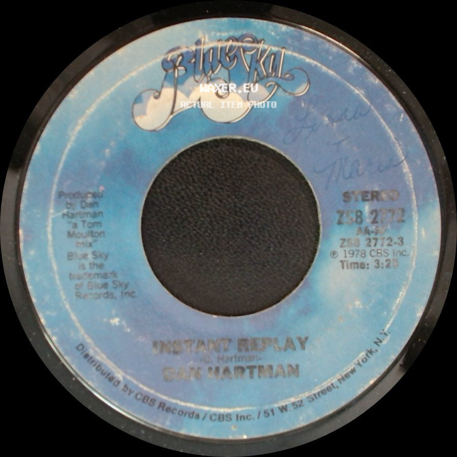 Dan Hartman - Instant Replay / Instant Replay (Replayed) side A