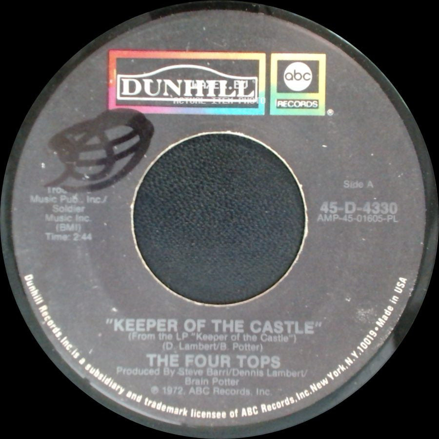 The Four Tops - Keeper Of The Castle / Jubilee With Soul side A