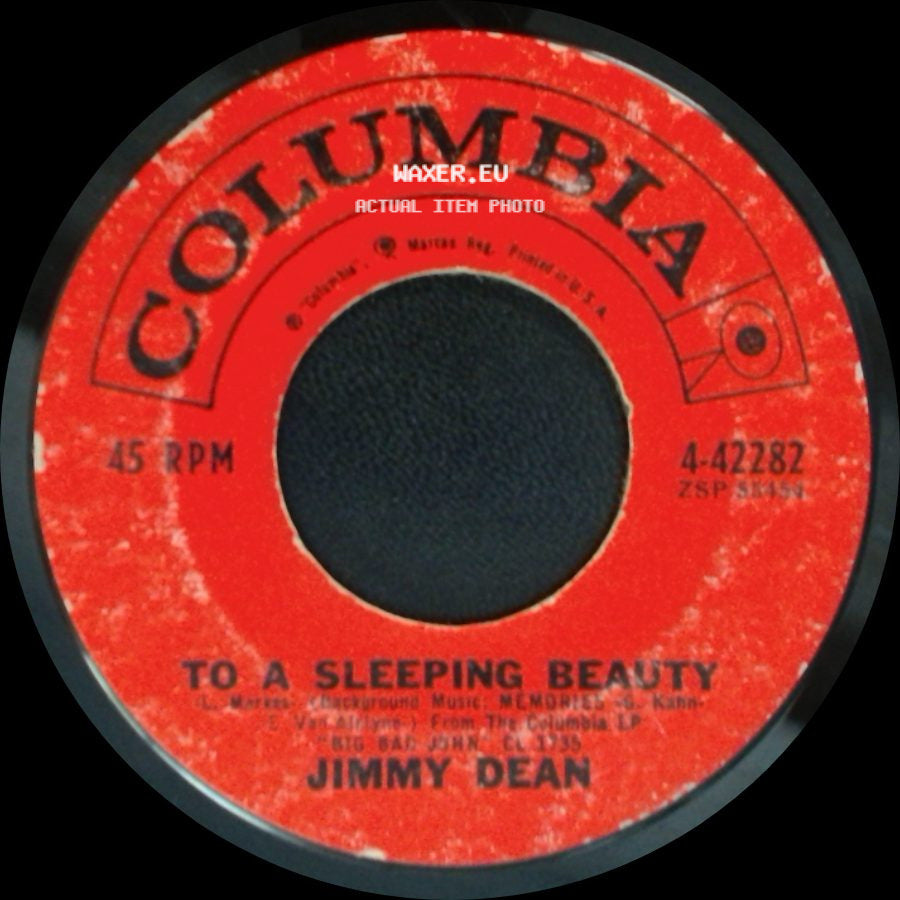 Jimmy Dean - To A Sleeping Beauty / The Cajun Queen side A