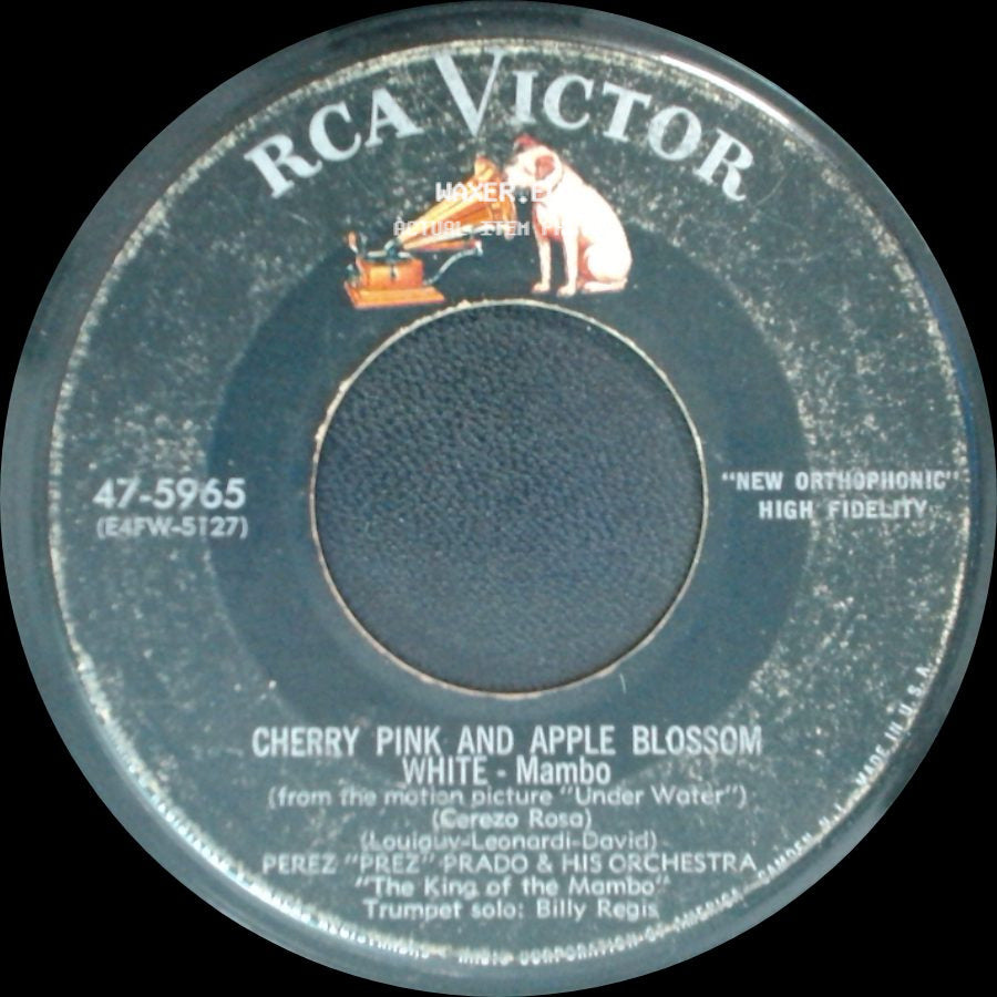 Perez "Prez" Prado And His Orchestra - Cherry Pink And Apple Blossom White - Mambo / Rhythm Sticks side A