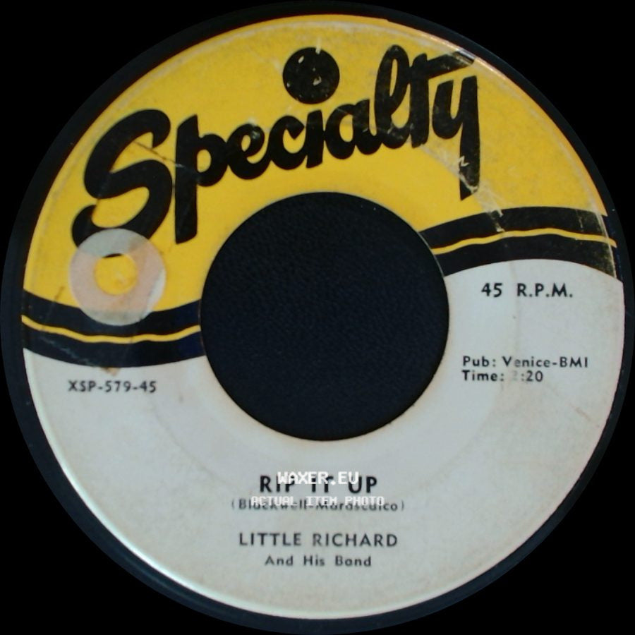 Little Richard And His Band - Ready Teddy / Rip It Up side B