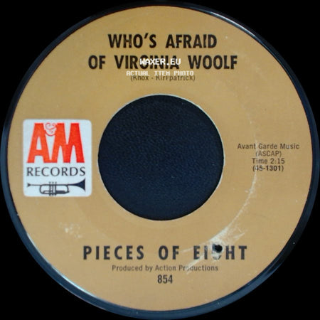 Pieces Of Eight - Lonely Drifter / Who's Afraid Of Virginia Woolf side B