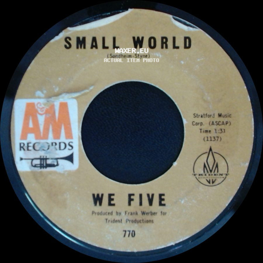 We Five - Small World / You Were On My Mind side A