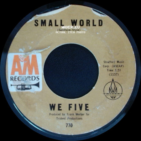 We Five - Small World / You Were On My Mind side A