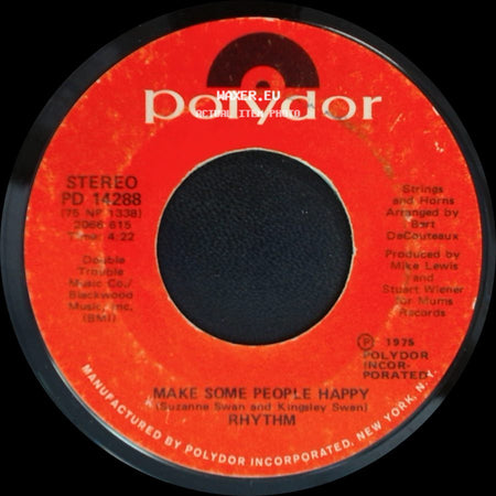 Rhythm - Find Yourself Somebody To Love / Make Some People Happy side B