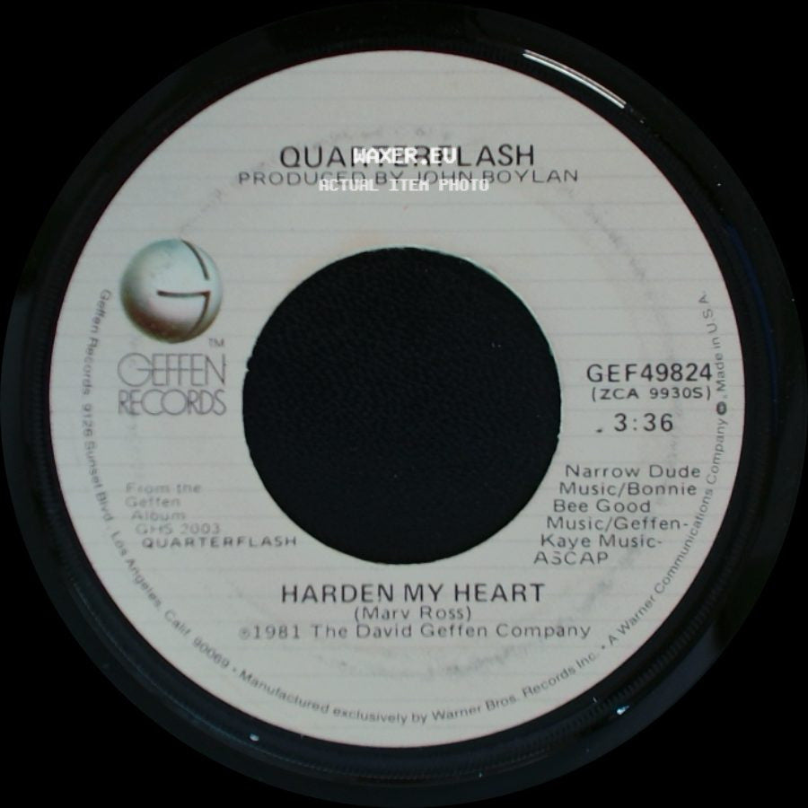Quarterflash - Harden My Heart / Don't Be Lonely side A