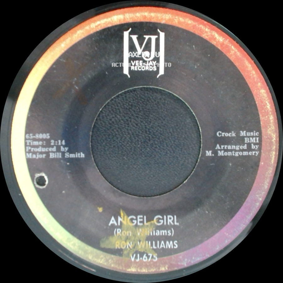 Ron Williams - Angel Girl / She Ran Away side A