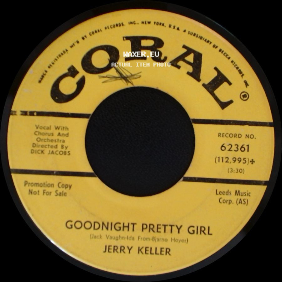 Jerry Keller - Some Summer / Goodnight Pretty Girl side B