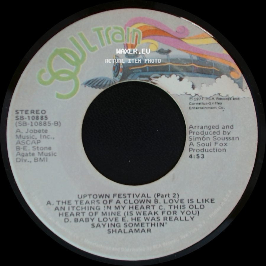 Shalamar - Uptown Festival (Part 2) / Uptown Festival (Part 1) side A