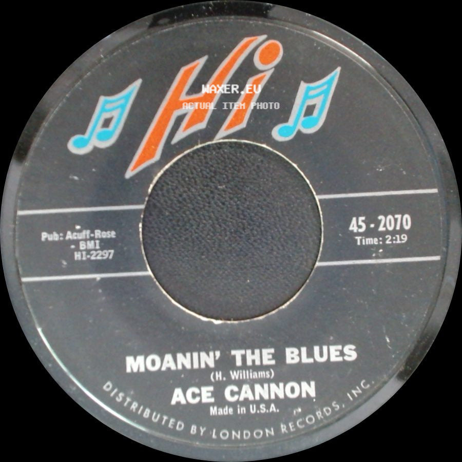 Ace Cannon - Swanee River / Moanin' The Blues side B