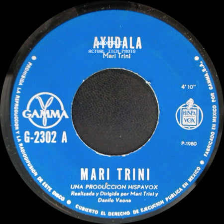 Mari Trini - Ayudala / Soy Un Caso Perdido side A