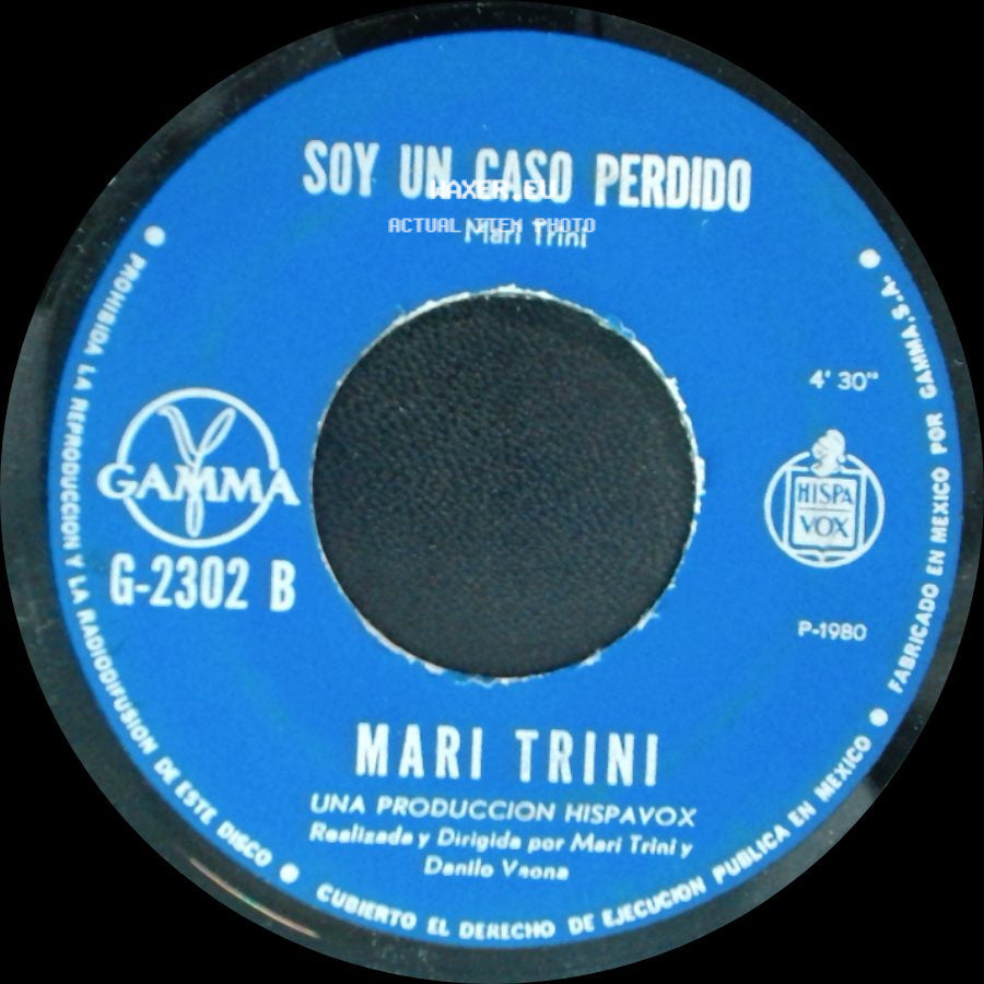 Mari Trini - Ayudala / Soy Un Caso Perdido side B