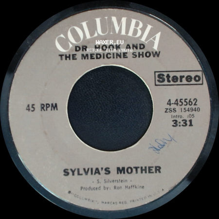 Dr. Hook And The Medicine Show - Makin' It Natural / Sylvia's Mother side B