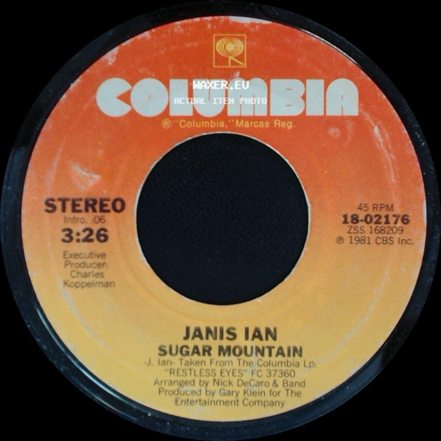 Janis Ian - Sugar Mountain / Under The Covers side A