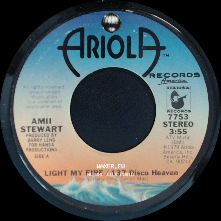 Amii Stewart - Light My Fire / 137 Disco Heaven / Am I Losing You side A