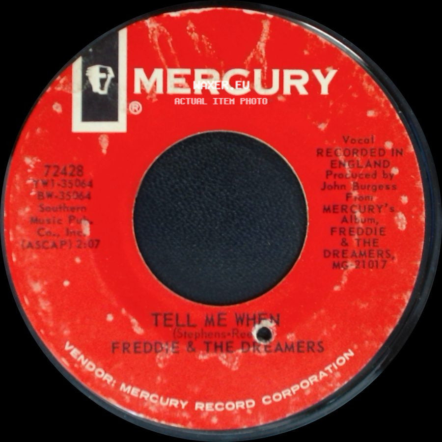 Freddie & The Dreamers - Do The Freddie / Tell Me When side B