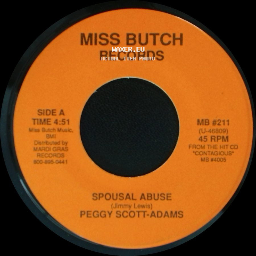 Peggy Scott-Adams - Spousal Abuse / Pam side A