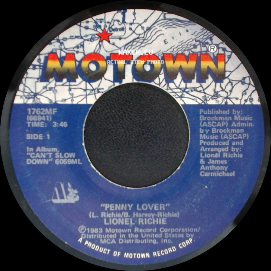 Lionel Richie - Penny Lover / Tell Me side A