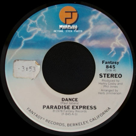 Paradise Express - Dance / Hold On side A