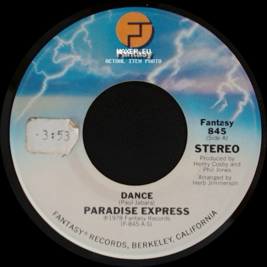 Paradise Express - Dance / Hold On side A