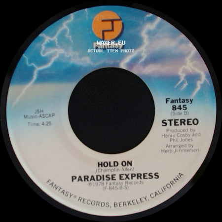 Paradise Express - Dance / Hold On side B