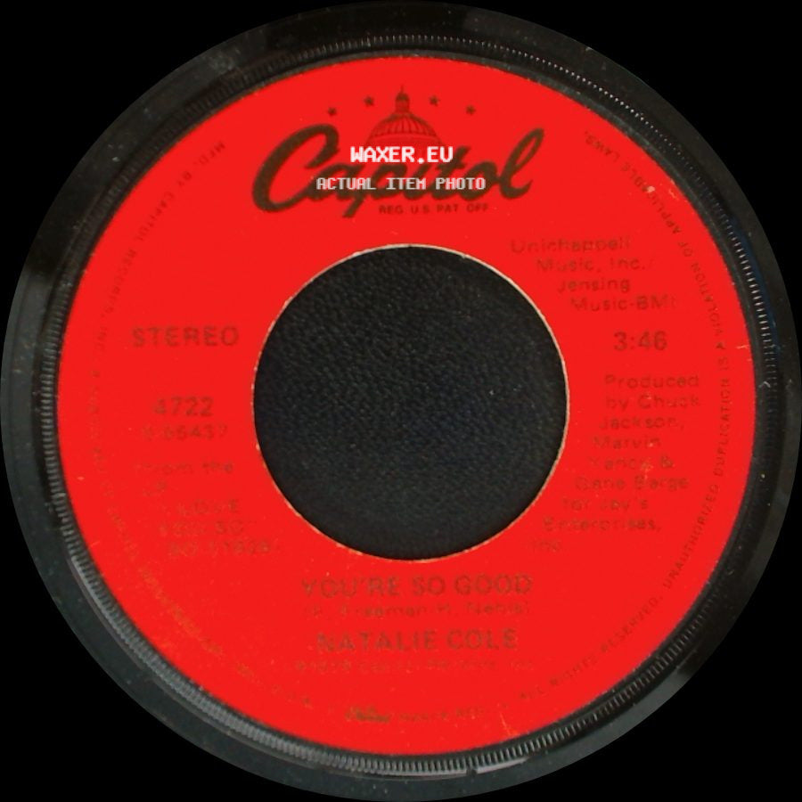 Natalie Cole - Sorry / You're So Good side B