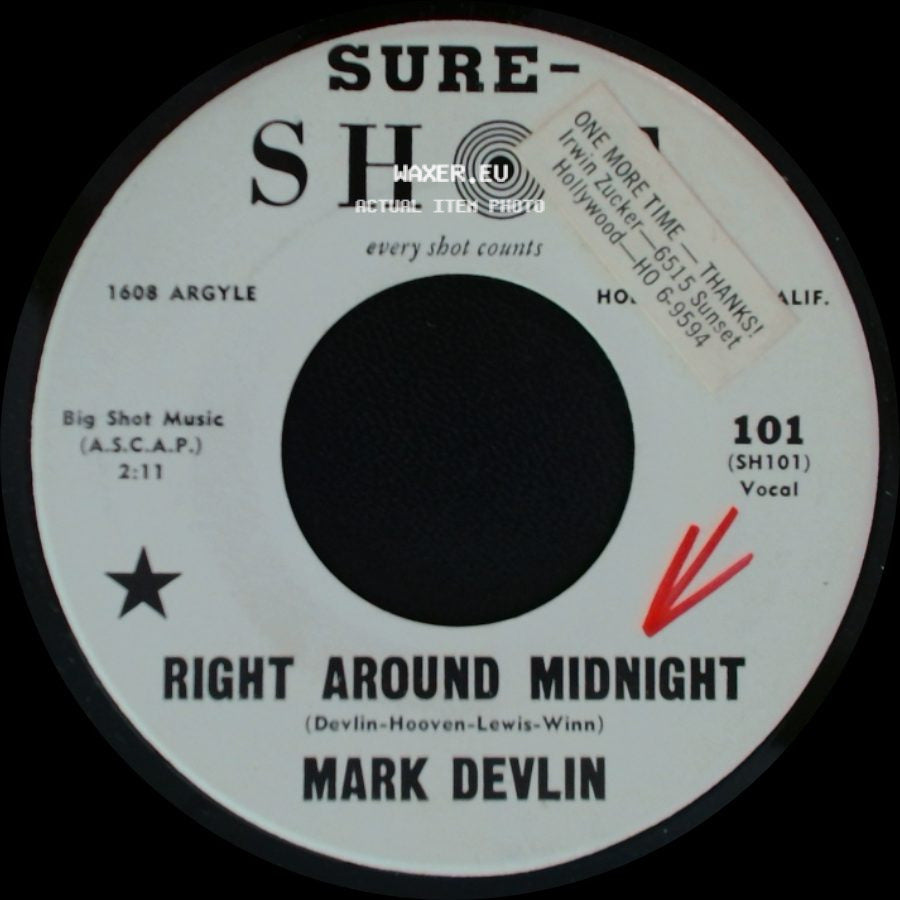The Mark Devlin Iv / Mark Devlin - Midnight / Right Around Midnight side B