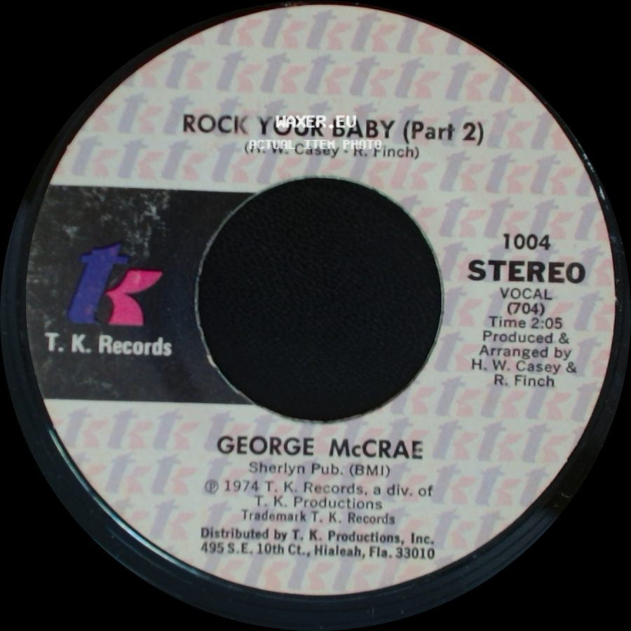George Mccrae - Rock Your Baby / Rock Your Baby (Part 2) side B