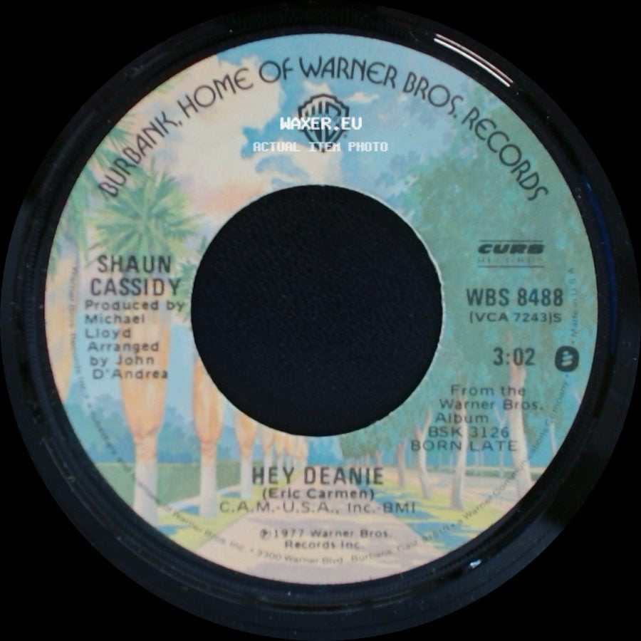 Shaun Cassidy - Strange Sensation / Hey Deanie side B