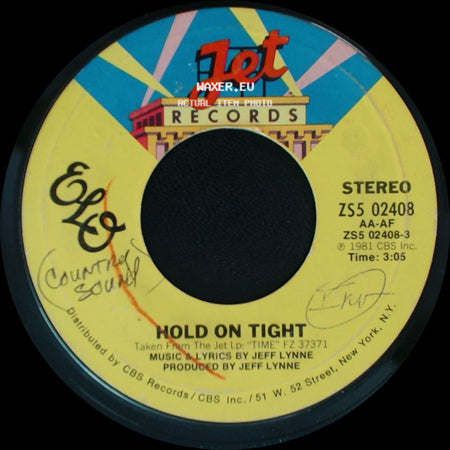 Elo - Hold On Tight / When Time Stood Still side A